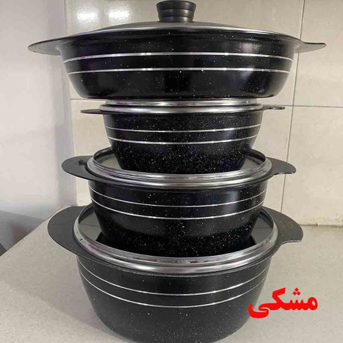 سرویس قابلمه 10 پارچه طرح چدن SPS