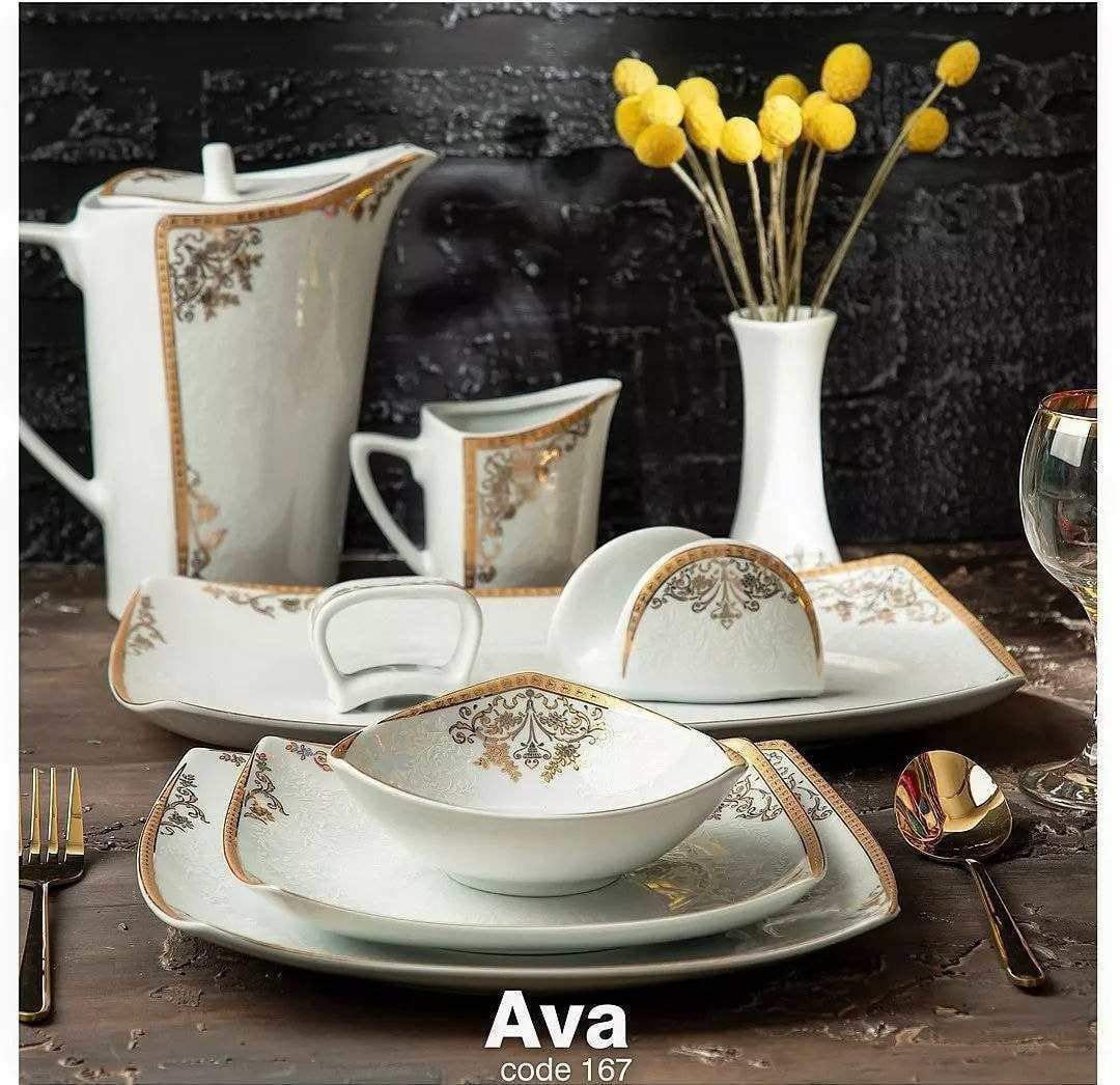 سرویس چینی ۱۰۵ پارچه پردیس مدل آوا