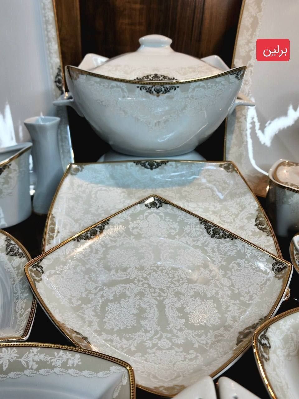سرویس چینی ۱۰۵ پارچه پردیس مدل برلین